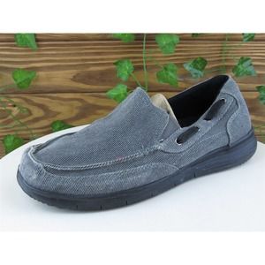 Propet‎ Sz 9.5 Slip-On Gray Textile Men Slip On MCX004C Medium (D, M)
